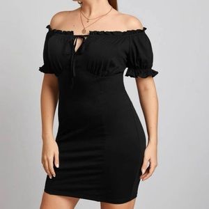 Off Shoulder Ruched Dress